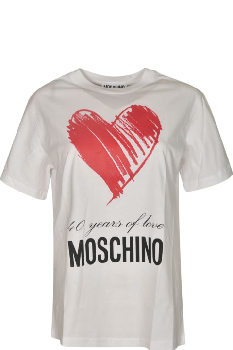 Fashion for Women Moschino 60 Years Of Love T-shirt