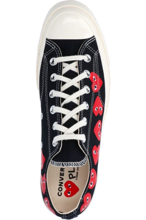 Homeware Comme des Garçons Low Converse Multi Heart Chuck 70 Sneakers