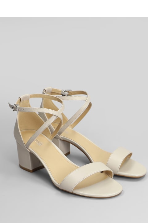 Michael Kors for Women Michael Kors Serena Flex Sandal Sandals In Beige Leather