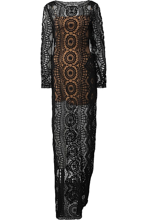 Homeware Alberta Ferretti Openwork-knit Dress