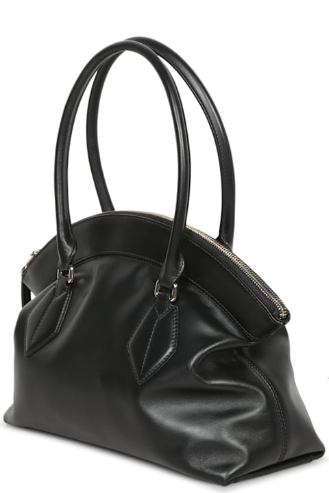 آخر صيحات الموضة من السيدات Furla Erica M Black Tote Bag