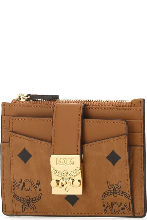 MCM Wallets for Women MCM Printed Canvas Card Holder