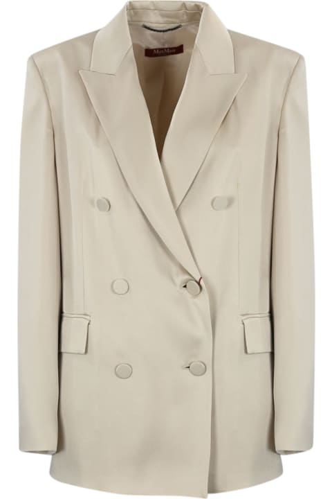 Coats & Jackets for Women Max Mara Studio Envers Satin Blazer