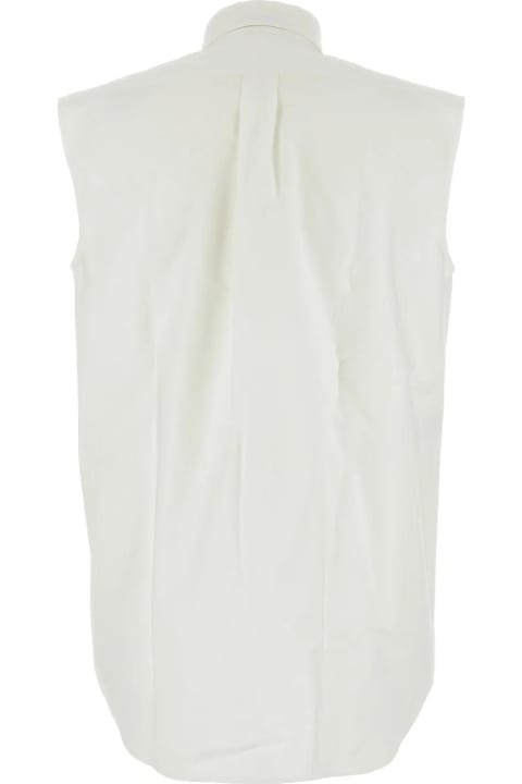 Topwear for Women Prada White Oxford Shirt