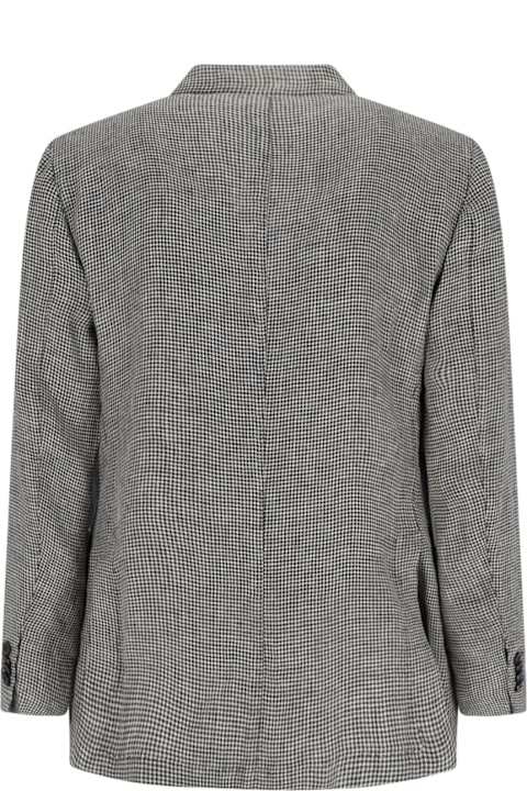 Boglioli Clothing for Men Boglioli Double-breasted Houndstooth Blazer