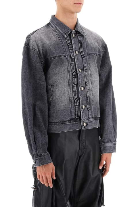Andersson Bell Coats & Jackets for Men Andersson Bell Denim Jacket With Wavy Details