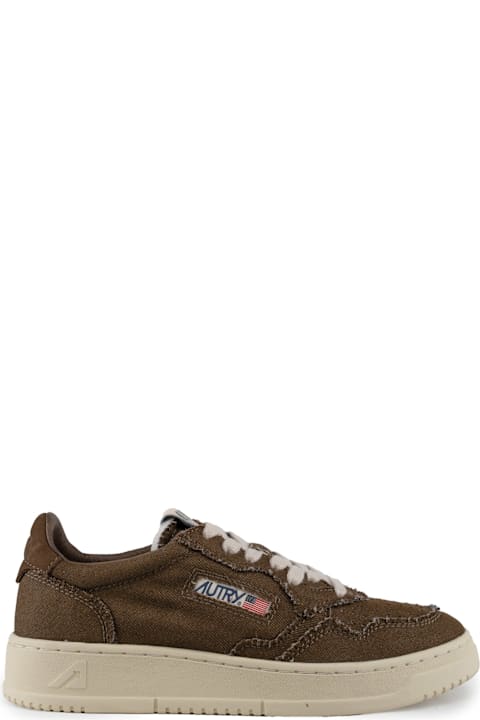 Homeware Autry Autry Medalist Low Sneakers In Denim