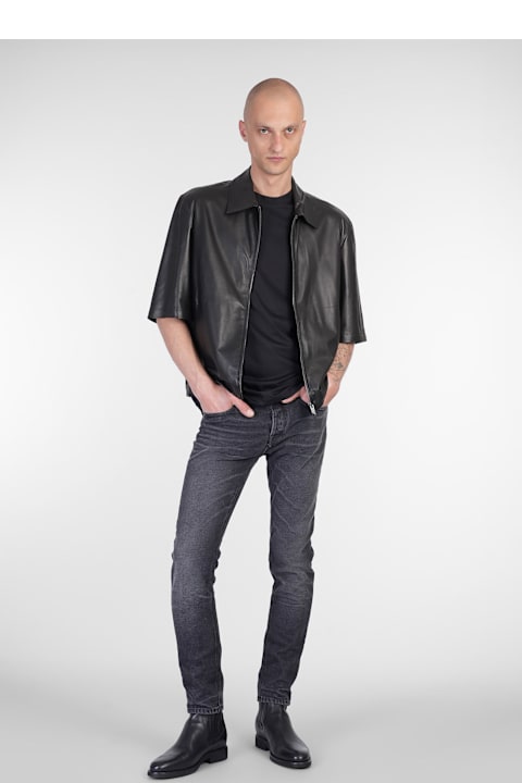 Salvatore Santoro Clothing for Men Salvatore Santoro Shirt In Black Leather