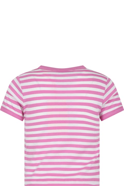 ガールズ Tシャツ＆ポロシャツ Max&Co. Fuchsia T-shirt For Girl With Logo