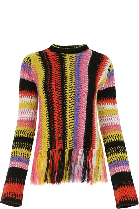 ウィメンズ Chloéのニットウェア Chloé Multicolor Cashmere Blend Sweater