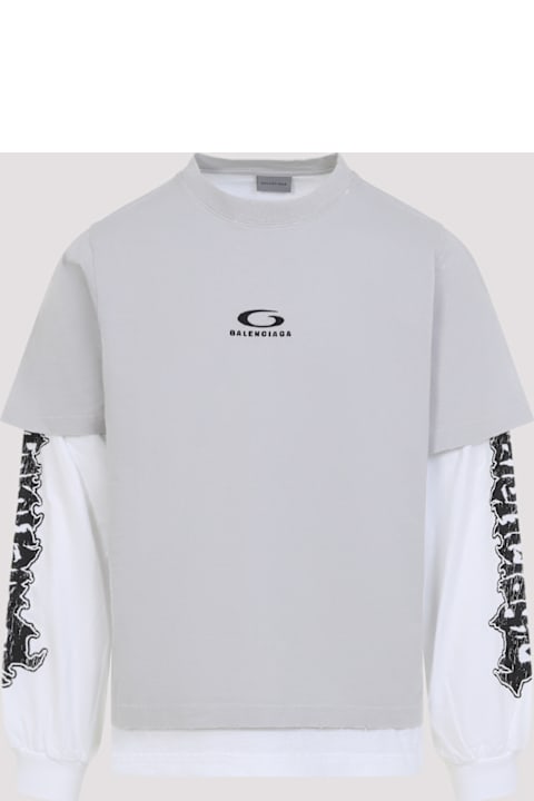 Balenciaga for Kids Balenciaga Hybrid Double T-shirt