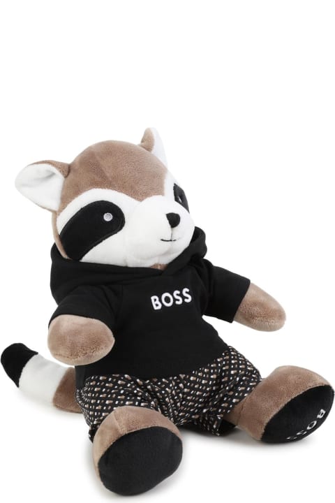 Accessories & Gifts for Baby Boys Hugo Boss Red Panda Plush With Embroidery