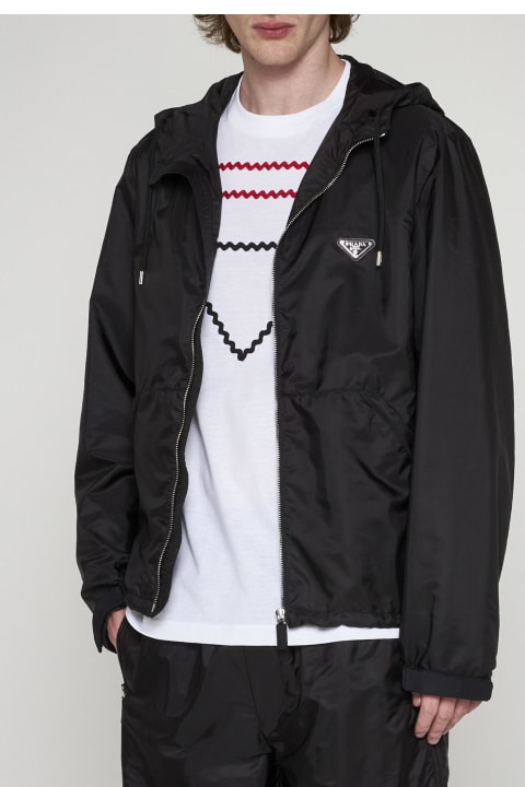 Prada Clothing for Men Prada Re-nylon Hooded Jacket