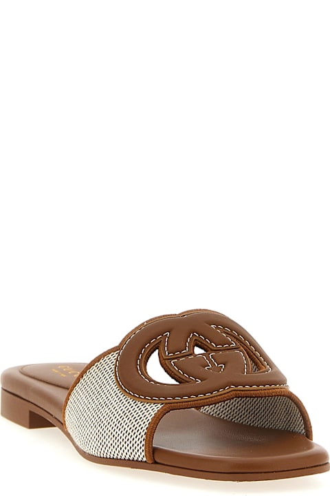 Sandals for Women Gucci 'incrocio Gg' Sandals