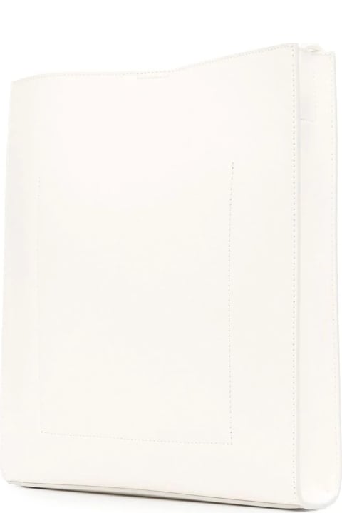 ウィメンズ Jil Sanderのショルダーバッグ Jil Sander White Medium Tangle Bag