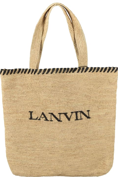 Bags for Men Lanvin Logo Shopping Bag
