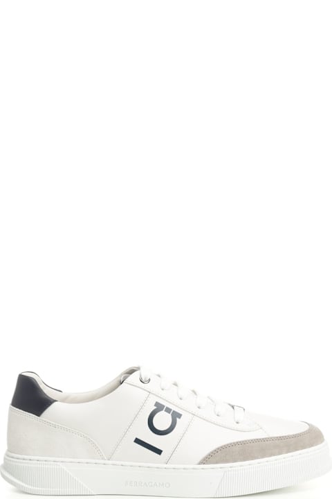 Ferragamo for Kids Ferragamo Low-top Sneaker With Gancini