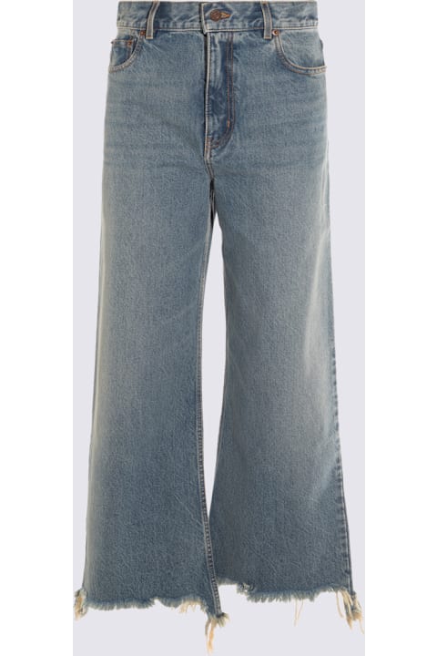 Jeans for Women Chloé Iced Blue Cotton Denim Jeans