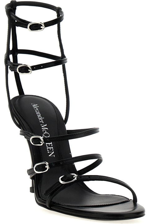 Alexander McQueen Shoes for Women Alexander McQueen Strap Leather Sandals