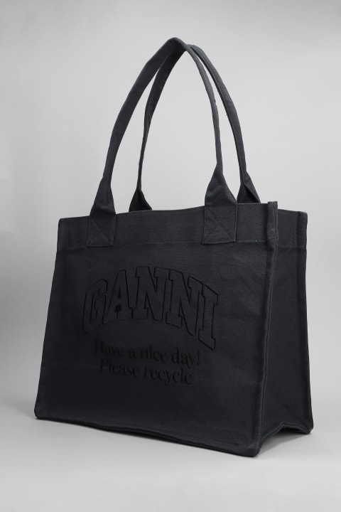 Ganni for Women Ganni Large Tote Bag With Logo