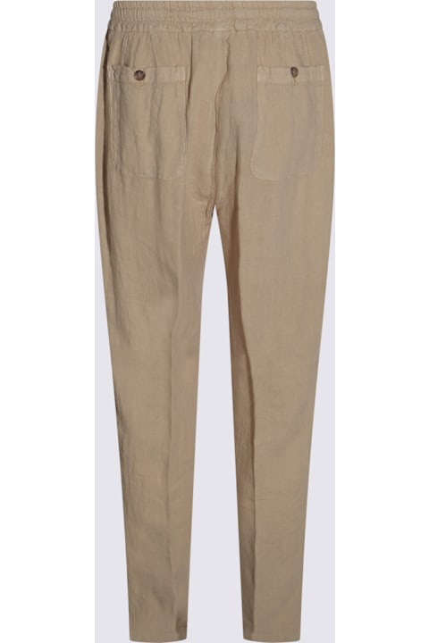Altea Clothing for Men Altea Beige Linen Pants