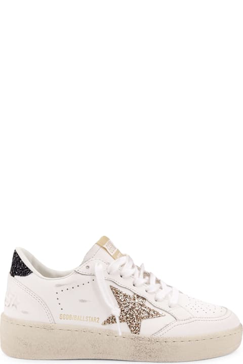 Fashion for Women Golden Goose Ballstar 2 Low-top Leather Sneakers With Used Effect