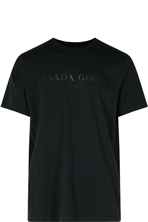 Canada Goose for Men Canada Goose 'emersen' Black Cotton T-shirt