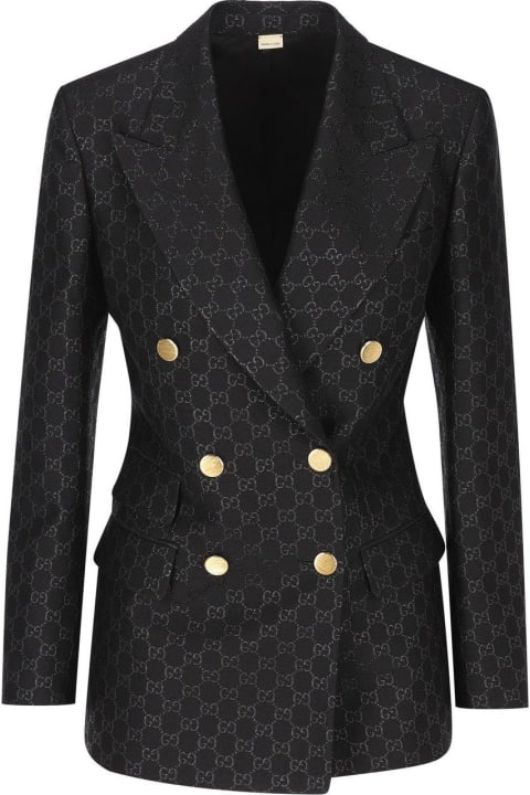 Gucci Clothing for Women Gucci Gg Jacquard Tailored Jacket