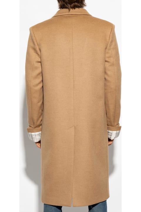 メンズ Gucciのコート＆ジャケット Gucci Camel Wool Coat