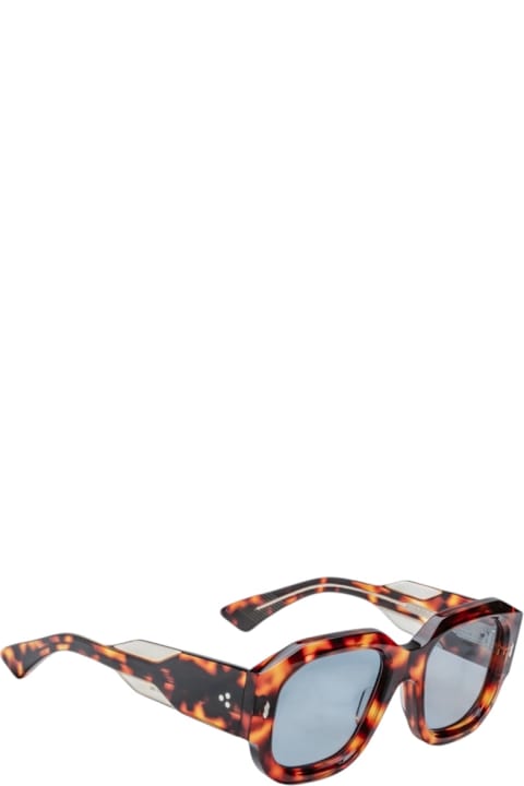 Jacques Marie Mage نظارات لـ القسم الرجالي Jacques Marie Mage Lacy - Leopard Sunglasses