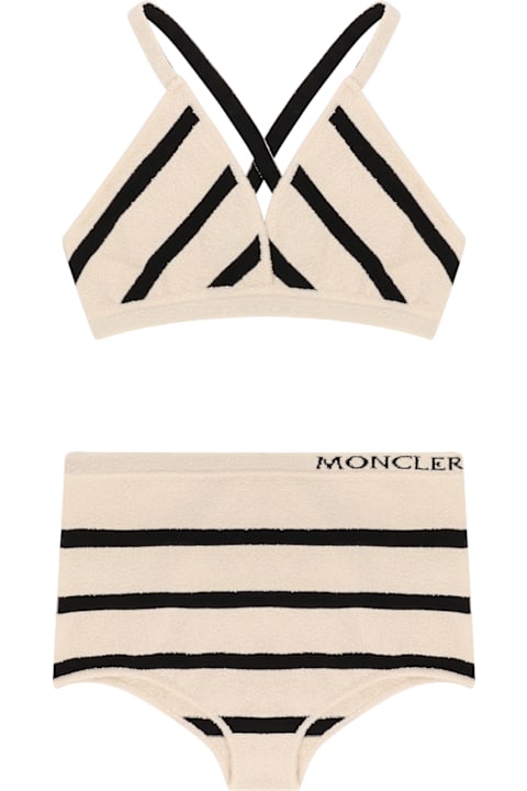 Moncler for Women Moncler Top And Culotte Striped Cotton Blend Set