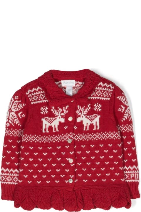 Polo Ralph Lauren Sweaters & Sweatshirts for Baby Girls Polo Ralph Lauren Reindeer Sweater Cardigan