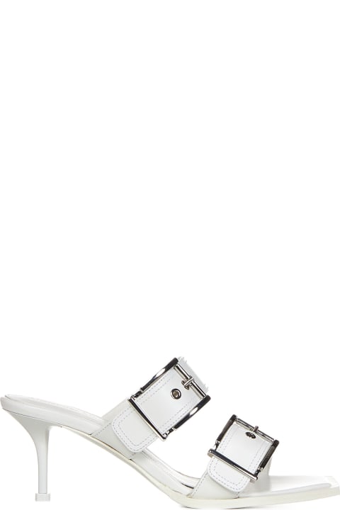 Alexander McQueen Sandals for Women Alexander McQueen Buckle-detailed Heeled Sandals