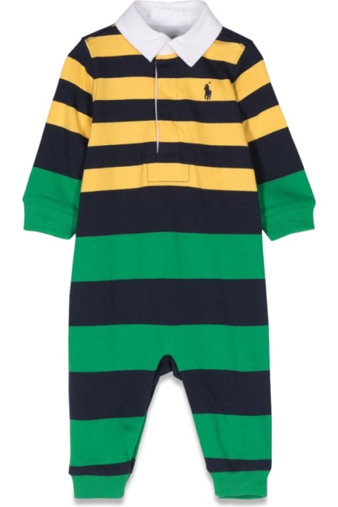 Bodysuits & Sets for Baby Boys Polo Ralph Lauren Rugby Covral-one Piece-coverall