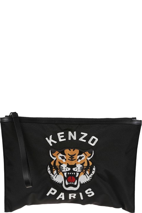 Kenzo for Men Kenzo Varsity Tiger Zip Pouch