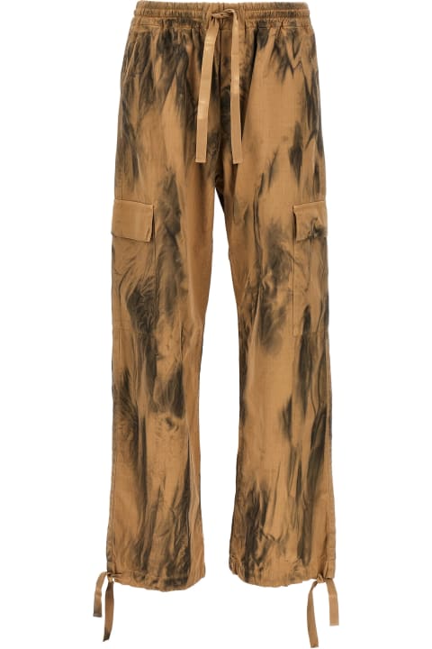 MSGM for Men MSGM Dirty-effect Cargo Pants