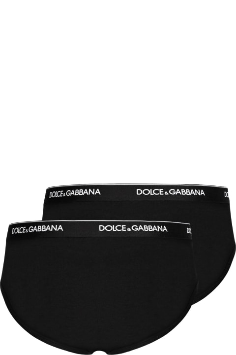 Underwear for Men Dolce & Gabbana Pack Containing Two Brando Briefs