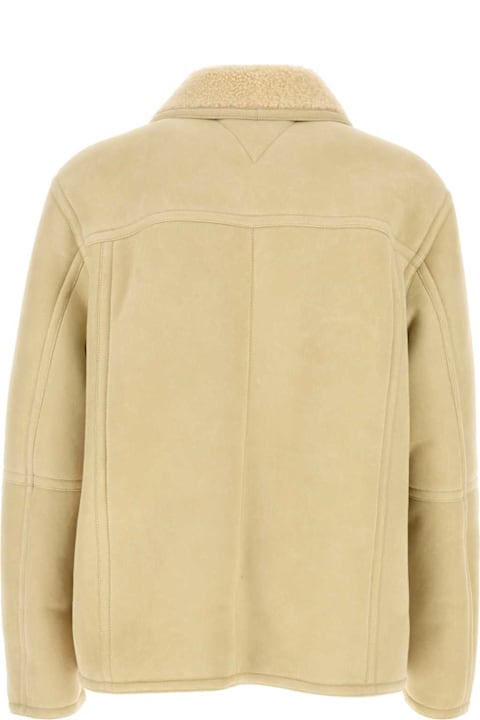 Clothing for Men Bottega Veneta Sand Shearling Jacket