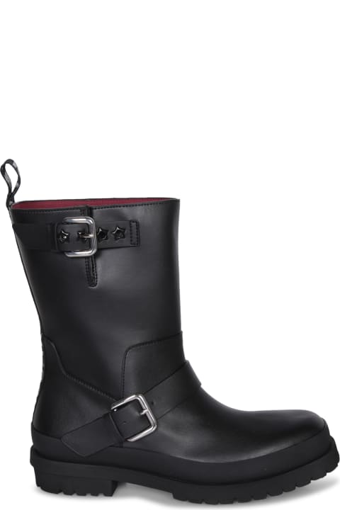 Stella McCartney Boots for Women Stella McCartney Trace Buckle-strap Biker Boots