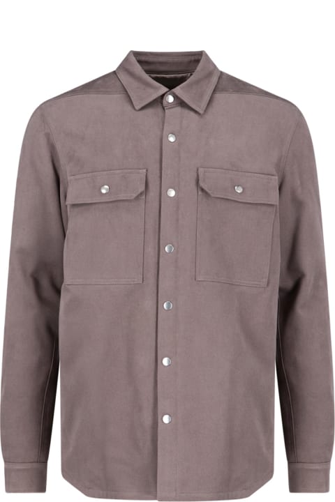 Rick Owens Outershirt Shirt In Beige Wool | italist, ALWAYS LIKE A 
