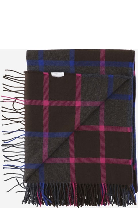 Scarves & Wraps for Women Etro Wool Scarf With Check Pattern