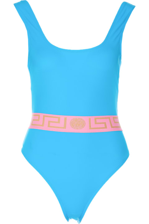 Swimwear for Women Versace Greca Border One Piece Swimwear