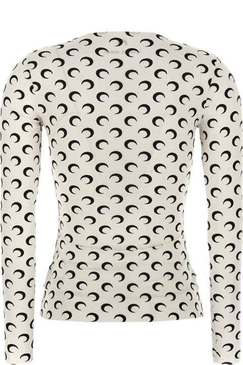 Marine Serre for Women Marine Serre 'moon Printed Jersey Second Skin' T-shirt