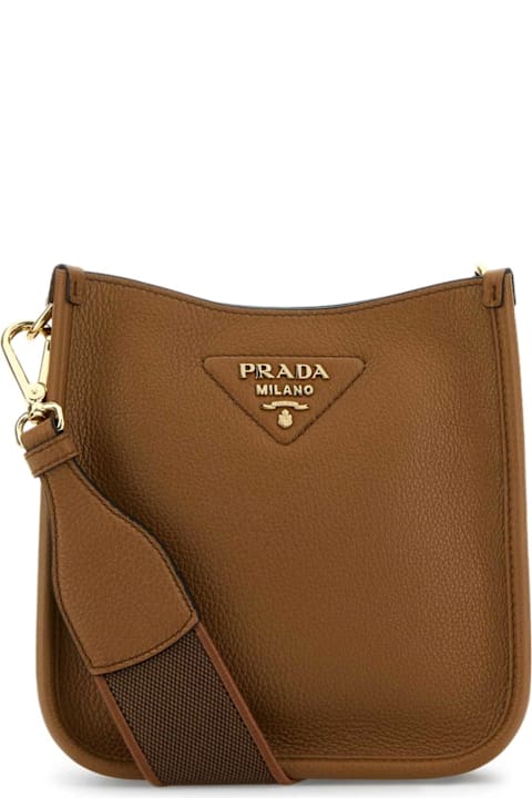 Homeware Prada Caramel Leather Crossbody Bag