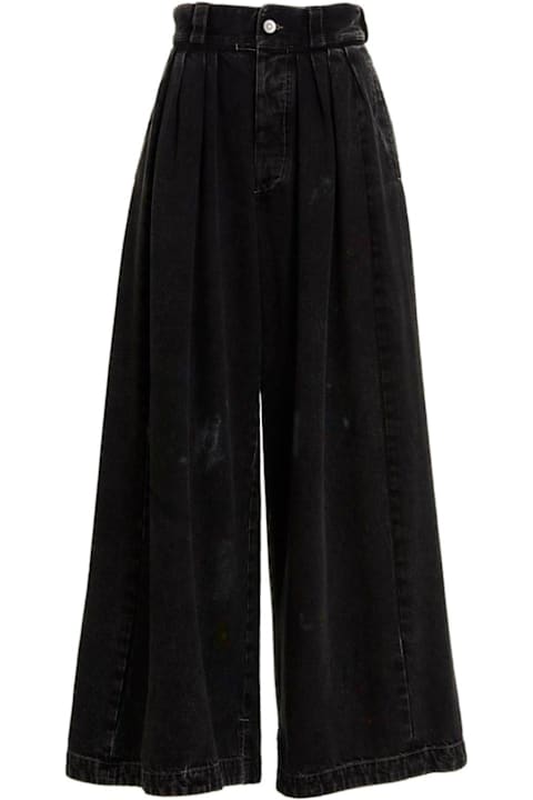 Maison Margiela الجينز لـ القسم الرجالي Maison Margiela Wide-leg Jeans