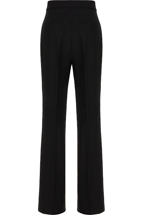 Max Mara Pianoforte Pants & Shorts for Women Max Mara Pianoforte Black Wool Pants