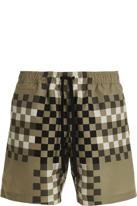 'martin Pixel' Swim Shorts