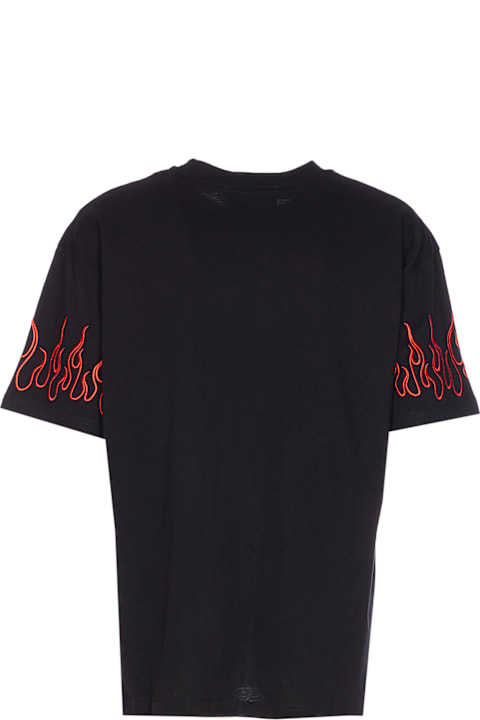 Vision of Super لـ Women Vision of Super Flames Logo T-shirt