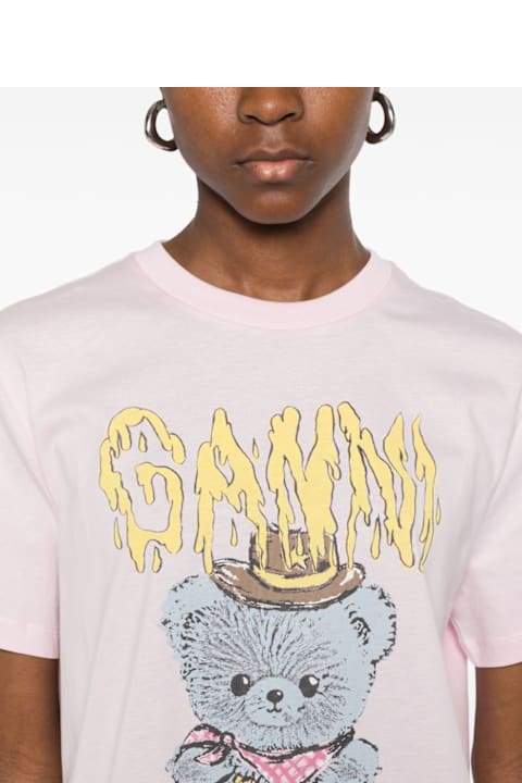 Homeware Ganni Cowboy Bear Organic Cotton T-shirt