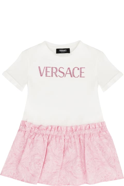 ガールズ Young Versaceのワンピース＆ドレス Young Versace Cotton Dress